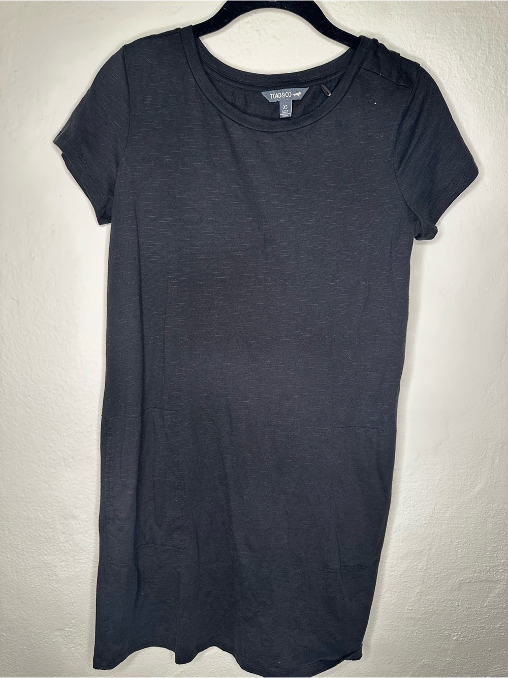 Toad&Co Heathered Black Short Sleeve Dress
